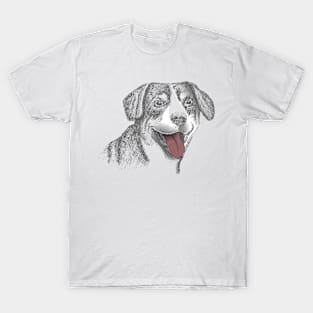 Dog Face Sketch T-Shirt